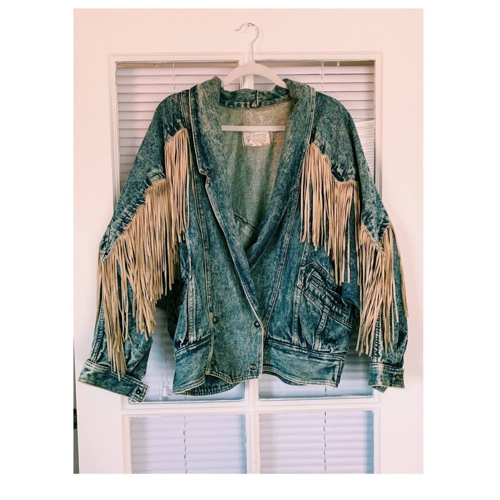 Vintage Fringe Denim jacket